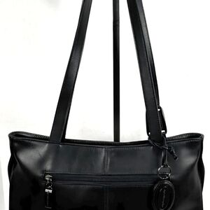 Apostrophe Classic Black Shoulder Bag